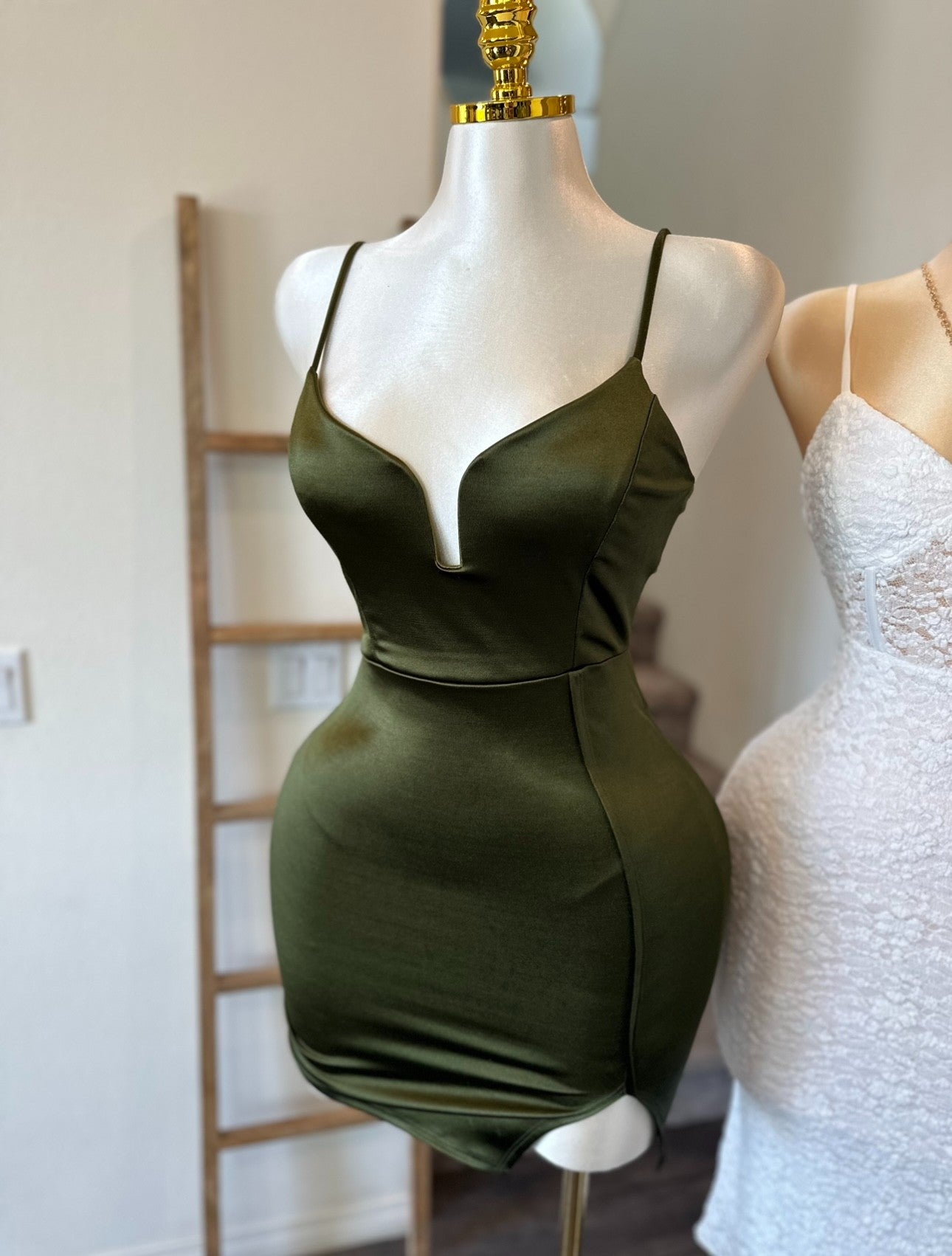 emerald green satin bodycon dress Women's Plus Black Ruched Cup Puff Sleeve Mini BIRTHDAY:3